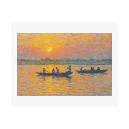 Paddling at Dusk
